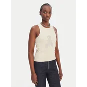 Patrizia Pepe Top 8M1768/J373-W413 Bež Slim Fit