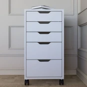 Hanah Home Komoda Duru 1600-48, 40x77,4x55 cm, Bela