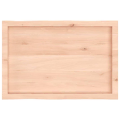 Stolna ploca 80 x 50 x (2 - 6) cm od hrastovine sa živim rubom