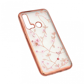 Ovitek Pink Flower za Huawei P20 Lite 2019, Teracell, roza