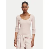 Guess Bluza V4BP07 K8RT2 Roza Slim Fit
