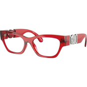Versace Okvir za naocare 0VE3367U 5495 52, Crveni
