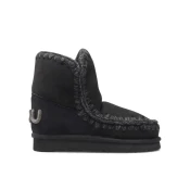 Mou za ženske. MU.FW101050A Usnjeni škornji Eskimo 18 Glitter Logo black (36), Črna, 5 do 8 cm, Priložnostno