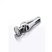 Metalni analni dildo sa dijamantom 11cm M | Diamond Bum Bijou Medium