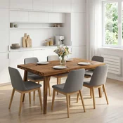 vidaXL Pravokotna miza 80 x 60 x 3,2 cm Pravokotna Masiven les akacije