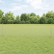 Zatvorena žicana ograda s postovima 25 x 0,5 m Pocincani celik