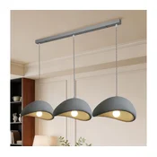 BRILAGI - Luster na sajli WABI SABI 3xE27/60W/230V siva
