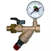 HUSTY 2128.15.006 Polnilni ventil za manometrske instalacije DN 15, tip 2128