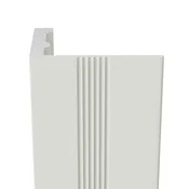 Lajsna L profil Voxort Ivory, alu, 12 mm, 2,7 m