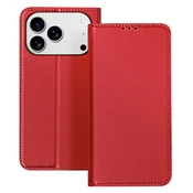 AVIZAR Etui za iPhone 17 Pro iz usnja s predali za kartice in magnetnim zapiranjem, Rdeča, (5000190421)