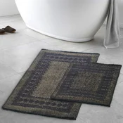 Lessentiel Maison Set 2 prostirke za kupatilo Zeleno-Crni