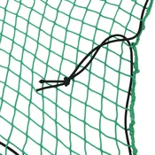 shumee Mreža za prikolico z elastično vrvjo zelena 3.5x3 m PP