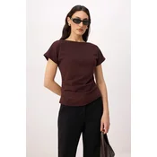 Trendyol Milla Ženska bluza, Braon
