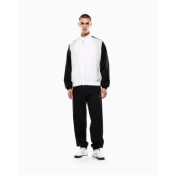 EA7 za moške. 7M000928_AF13137 Teniška trenirka Pro Tracksuit bela, črna (XL), Črna, Priložnostno, Šport, Večn