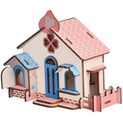Woodcraft Lesena 3D sestavljanka Čokoladna hiša