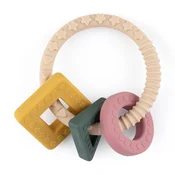 Petite&Mars Silicone teether Figures grizalo 0m+ 1 kos