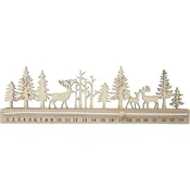 Leseni adventni koledar - odštevanje 40 cm