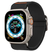 Najlonski pas Spigen Fit Lite Ultra za Apple Watch (42/44/45/46/49mm) - black