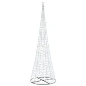 Vidaxl Spiralna LED novoletna jelka s podstavkom EKENAS 500 cm 868 LED