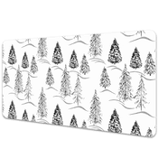 Decormat Podloga za pisalno mizo Winter Christmas tree 90x45 cm