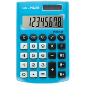 Kalkulator Milan - Pocket, 8 znamenki, plavi