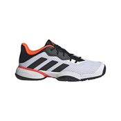 adidas Barricade K White/Black Junior Tennis Shoes EUR 38