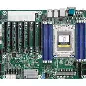 ASRock WRX80D8-2T, 1xSKT SP3, AMD Ryzen Threadripper PRO, WRX80, NVMe, SATA, 2xM.2, 2x10GbE, IPMI