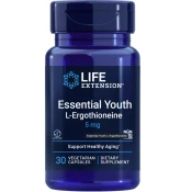 Life Extension Essential Youth, L-ergotionein, 30 rastlinskih kapsul