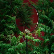 Artemide Se|eS LED stoječe ogledalo črno višina 180 cm - Dnevna soba/jedilnica - Dizajn - zrcalna, črna - Nerjaveče jeklo