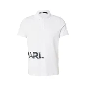 Karl Lagerfeld Majica temno zelena/črna/bela