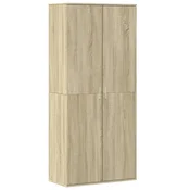 Vidaxl omara za čevlje sonoma hrast 80x39x178 cm iverna plošča