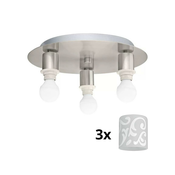 Eglo - LED plafonsko svetlo MY CHOICE 3xE14/4W/230V hrom/bela