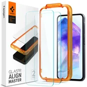 Spigen Kaljeno steklo SPIGEN ALM GLAS.TR 2-PACK GALAXY A35 5G CLEAR