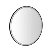 KADRIS okroglo ogledalo z LED osvetlitvijo, o 60 cm, črna mat - 60 cm - Sapho - 24 - Aluminij - Obroč - 600 - 600 - IP44 - 1776 - 11.8 - Illuminated mirrors;Framed mirrors - 14