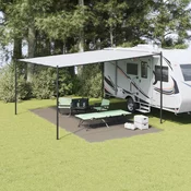 Teppi za šator Svijetlo siva 600 × 300 cm Polietilen