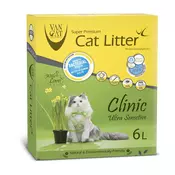 Bentas VanCat Clinic Ultra Sensitive posip, posip za macke 6 l