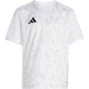 ADIDAS PERFORMANCE Funkcionalna majica  siva / črna / bela