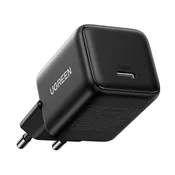UGREEN 30W USB-C GaN hitri polnilec - črn