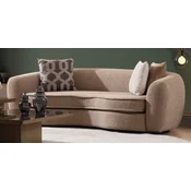Casa Padrino luxury sofa brown/black 250 x 106 x H. 72 cm - Living room sofa - Hotel sofa - Living room furniture - Living room furnishings - Hotel furniture - Luxury furniture