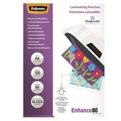 Fellowes A4 Laminacijski Džepovi, 80 Mikrona, 100 Komada