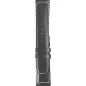 Kožni kaiš 22mm Crna boja 22.152
