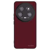 Silikonski črni ovitek za Xiaomi 14 Ultra - Burgundy red