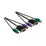 Kabl KVM VGA M + 2xPS2 M - VGA M + 2xPS2 M, 2m