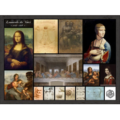 Grafika - Puzzle Leonardo da Vinci - Kolaž - 2 000 dijelova