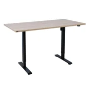 Homestar Pisalna miza ERGO 160x80x71-121 cm hikorij črna