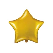 PartyDeco Folija balon z zvezdico, 48 cm, zlata zvezdica