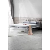 Woody Fashion Double Bedstead K25 - White (150 x 200)