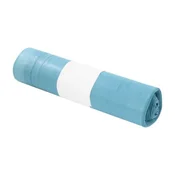 Vrečke za odpadke LDPE 50 x 60 cm, izvlečne modre 30 l/15 kos, 30 mic