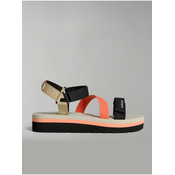 NAPAPIJRI Black-Orange Sandals - Womens