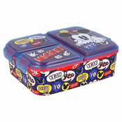 shumee Škatla za malico Mickey Mouse za prigrizke s 3 predelki
